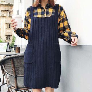 Ribbed Sleeveless Dress