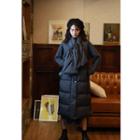 Set: Padded Long Vest + Scarf