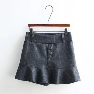 Ruffle-hem Culottes