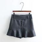 Ruffle-hem Culottes