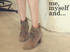 Genuine Suede Ankle Boots