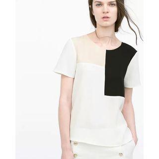 Color Block Short-sleeve T-shirt