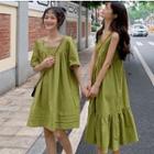 Short-sleeve A-line Dress / Sleeveless A-line Dress