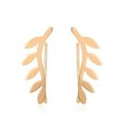 Leaf Clip-on Earring 01kc - 4316 - Gold - One Size
