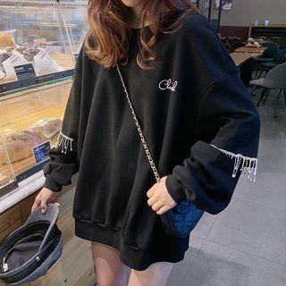 Oversized Embellished Sweatshirt