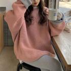 Faux Fur Sweatshirt