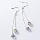 925 Sterling Silver Stone Fringed Earring