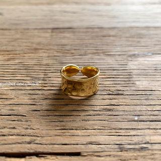 Curved Open Ring Gold - One Size