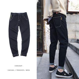 Zip Pocket Slim-fit Jeans