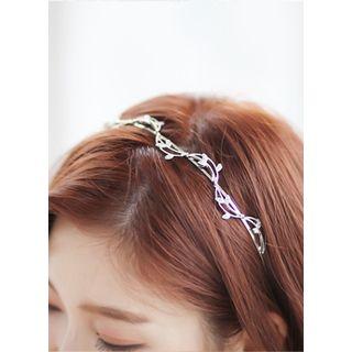 Metallic Wavy Hair Band