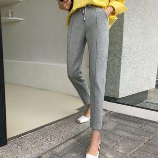 Drawcord Seamline Tapered Sweatpants
