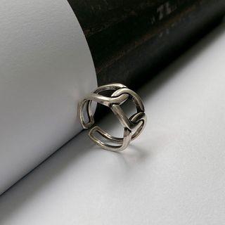 Linked Hoop Ring