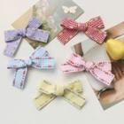 Flower Ribbon Hair Clip / Brooch / Hair Tie