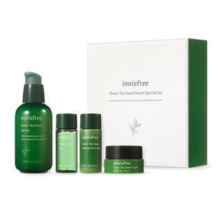 Innisfree - Green Tea Seed Serum Special Set 4pcs 4pcs