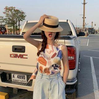Printed Camisole As Shown In Figure - One Size