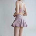 Mock Two-piece Halter Sports Dress