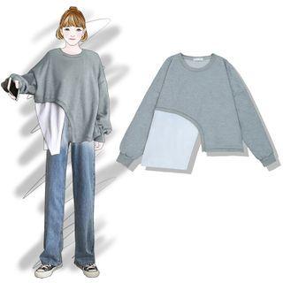 Asymmetric Pullover Gray - One Size