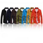 Long-sleeve Pocket-front Shirt