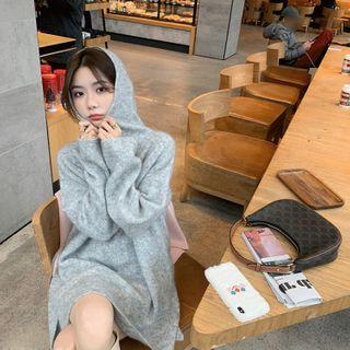 Hooded Mohair Sweater