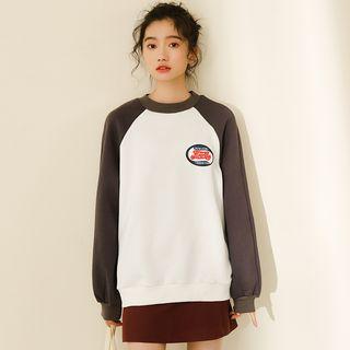 Raglan Sweatshirt As Shown In Figure - One Size