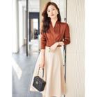 Plain Shirt / Straight Leg Dress Pants / A-line Skirt