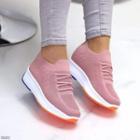 Platform Woven Athletic Sneakers