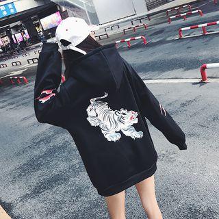 Couple Matching Loose-fit Printed Hoodie