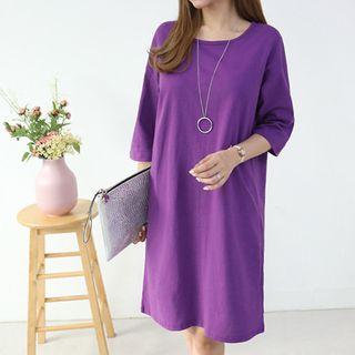 Round-nek T-shirt Dress