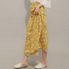 Floral-pattern Long Skirt