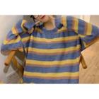 Plain Chiffon Blouse / Striped Crew-neck Sweater