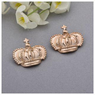 Set Of 2: Crown Brooch