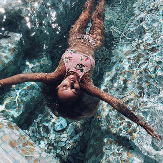 Crane Print Bikini