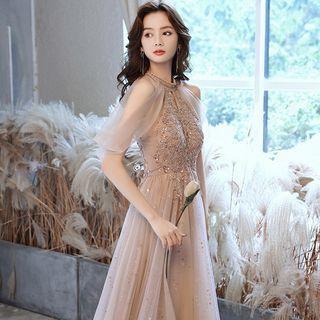 Sleeveless Embellished Evening Gown (various Designs)