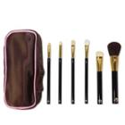 Set Of 5: Makeup Brush With White Handle