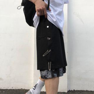 Mock Two-piece Pinned Shorts