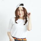 Elbow-sleeve Crewneck T-shirt