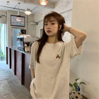Crewneck Embroider Oversize Top
