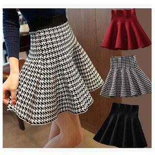 High Waist Knit Skirt