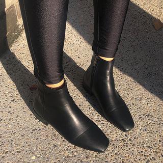 Zip-up Ankle Boots In 2 Designs