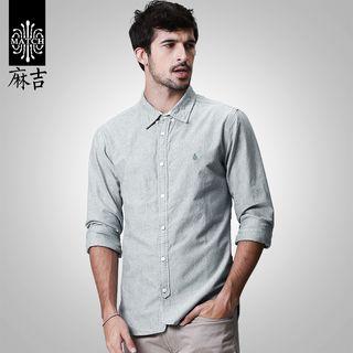 Embroidered Plain Shirt