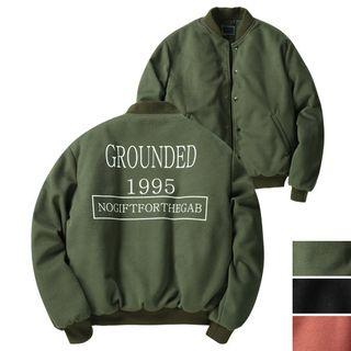 Couple Wool Blend Flight Jacket