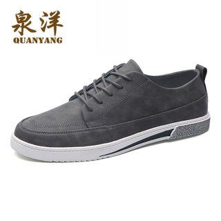 Lace-up Plain Sneakers
