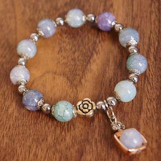 Gemstone Bead Bracelet As Shown In Figure - One Size