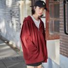 Hood Zip Jacket Red - One Size
