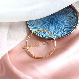 Alloy Hoop Hair Clip As Shown In Figure - One Size