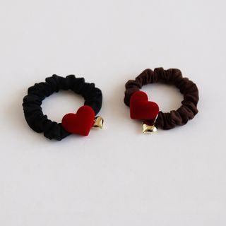 Heart Velvet Hair Tie