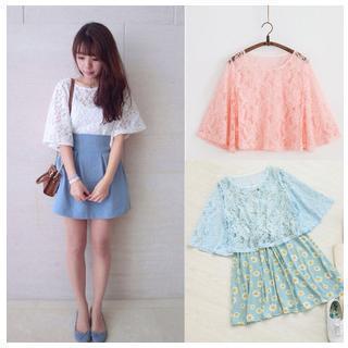 Lace Short-sleeve T-shirt