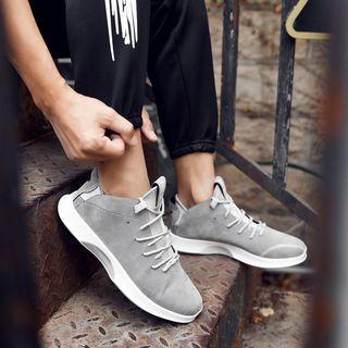 Platform Stitched Sneakers