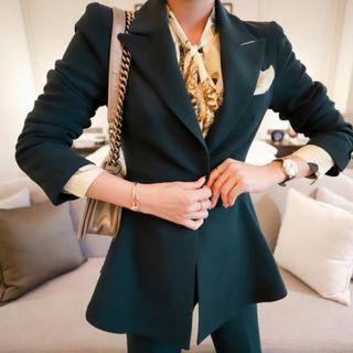 Blazer / Dress Pants / Floral Blouse / Set