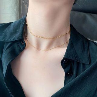 Sterling Silver Layered Choker